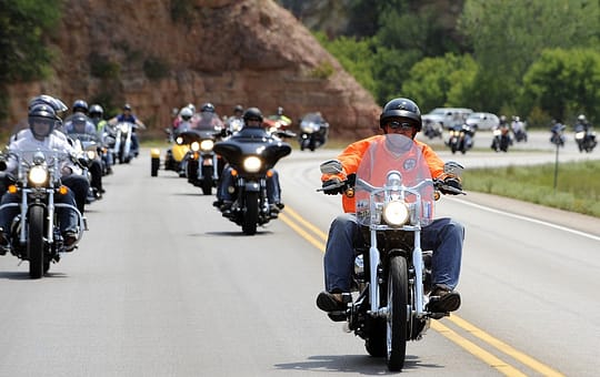 Keep safe while riding a motorcycle