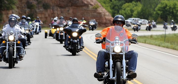 Keep safe while riding a motorcycle